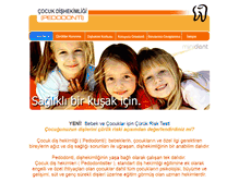 Tablet Screenshot of cocukdishekimi.info